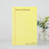 Legal Pad Briefpapier (Staand voorkant)