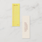 Legal Pad Mini Visitekaartje (Voorkant / Achterkant)