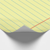 Legal Pad Patroon Cadeaupapier (Hoek)