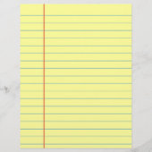 Legal Pad Patroon Flyer (Voorkant)