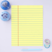 Legal Pad Patroon Flyer (Enkel)