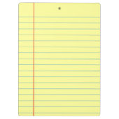 Legal Pad Patroon Klembord (Achterkant)