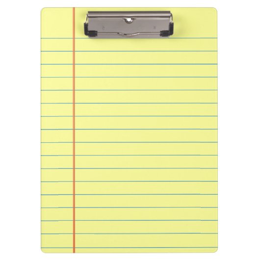 Legal Pad Patroon Klembord (Voorkant)