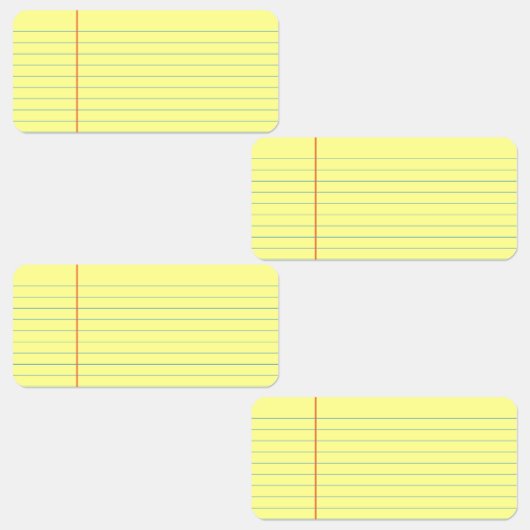 Legal Pad Patroon Labels (Groep)