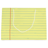 Legal Pad Patroon Large Cadeautasje (Voorkant)