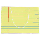 Legal Pad Patroon Large Cadeautasje (Achterkant)