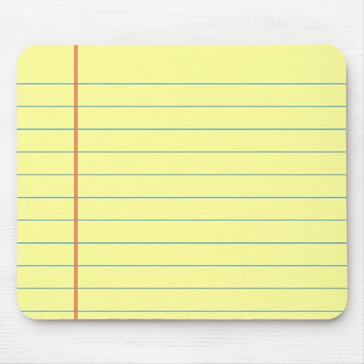 Legal Pad Patroon Muismat (Voorkant)