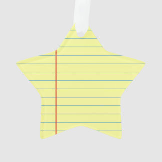 Legal Pad Patroon Ornament