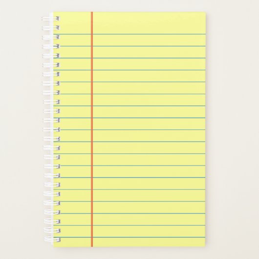 Legal Pad Patroon Planner (Voorkant)