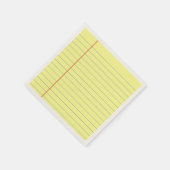 Legal Pad Patroon Servetten (Hoek)