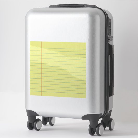 Legal Pad Patroon Sticker (Koffer)