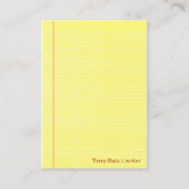 Legal Pad Visitekaartje (Voorkant)