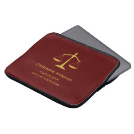 Legal Professional Graduation Laptop Sleeve