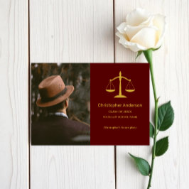 Legal Professional Graduation Party Aankondiging