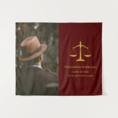 Legal Professional Graduation Party Wandkleed (Voorkant (horizontaal))