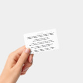 Legal Rights And Privileges Card Badge (Handheld)