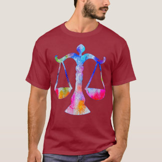 Legal Scales Of Justice Paralegal Law Lawyer T-shirt