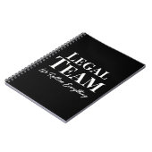 Legal Team - We Readline Everithing Notitieboek (Linkerzijde)