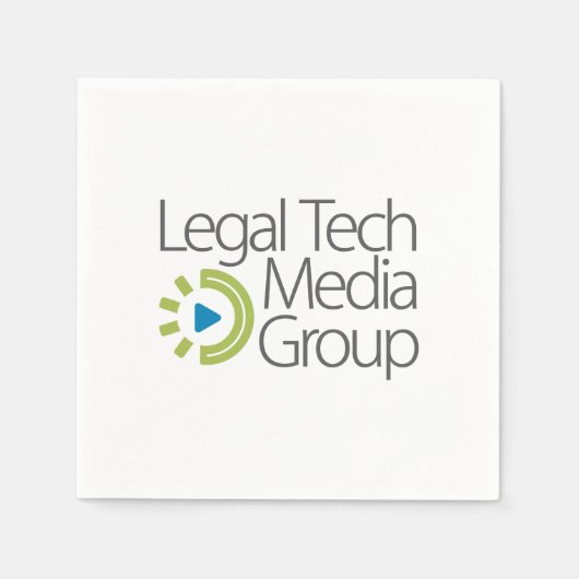 Legal Tech Media Group op maat ontworpen Servet (Voorkant)