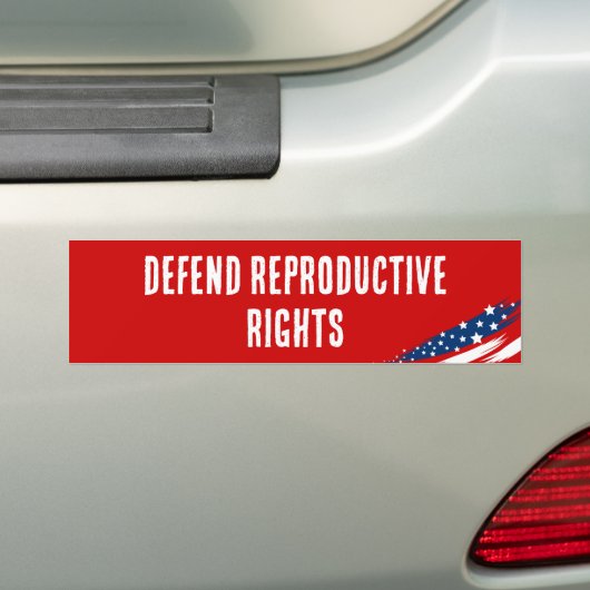Legale abortus ter verdediging van reproductieve r bumpersticker (Op auto)