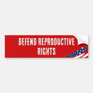 Legale abortus ter verdediging van reproductieve r bumpersticker