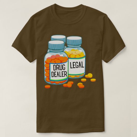 legale drugdealer 34 t-shirt (Design voorkant)