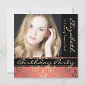 Legale en Blond Elegant en Funny Birthday Party Kaart (Achterkant)