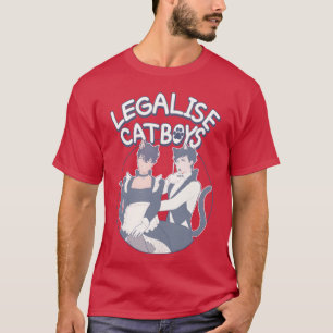 Legaliseer Catboys Anime meisje T-shirt