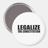 Legaliseer de grondwet magneet (Voorkant / Achterkant)