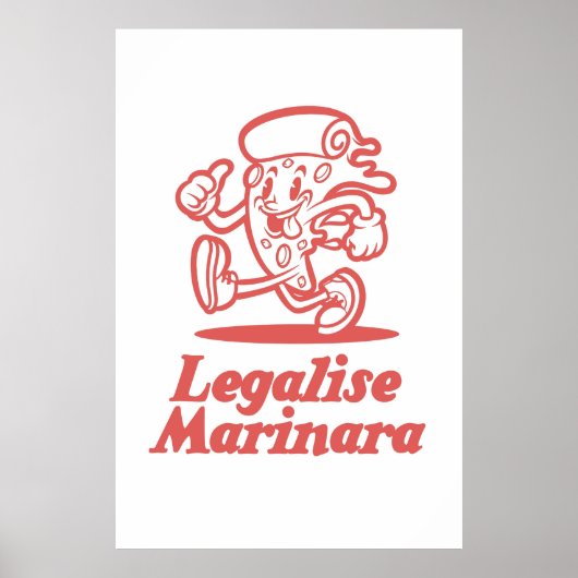 Legaliseer Marinara Poster (Voorkant)