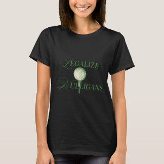 Legaliseer Mulligans Funny Golfing Golf Speler Cit T-shirt