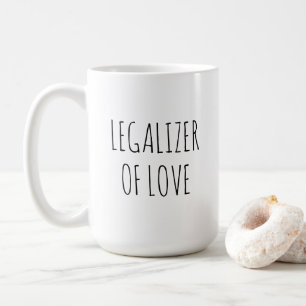 Legaliseerder Van Liefde Huwelijks Ambtenaar Recht Koffiemok