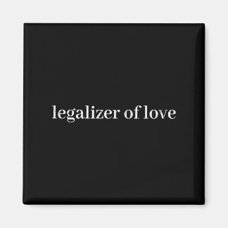 Legaliser van de liefde, trouwambtenaar magneet