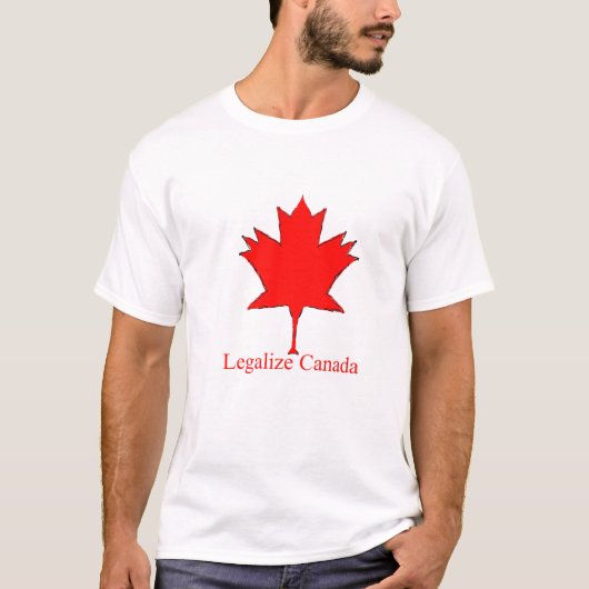 Legaliseren van Canada T-shirt (Voorkant)