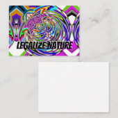 Legaliseren van Natuur Visitekaartje (Voorkant / Achterkant)