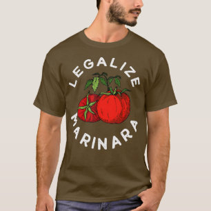 Legaliseren van onze marinier Tomato Sauce-kleding T-shirt