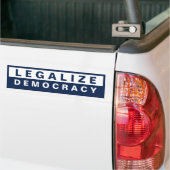 Legalize Democracy Bumpersticker (Op Truck)