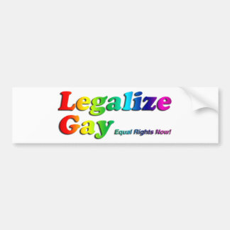 Legalize Gay Bumpersticker