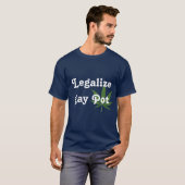 Legalize Gay Pot T-shirt (Voorkant volledig)