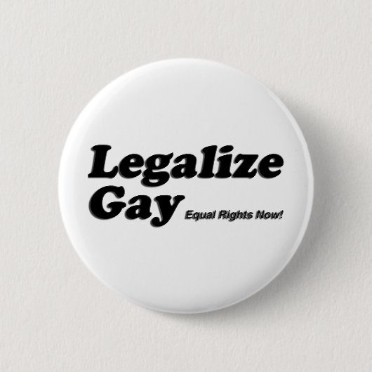 Legalize Gay Ronde Button 5,7 Cm (Voorkant)