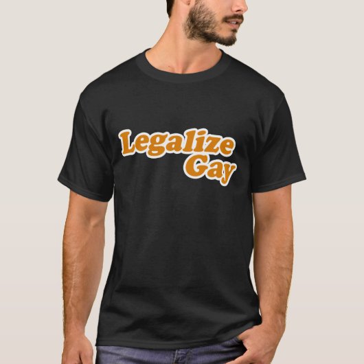 Legalize Gay T-shirt (Voorkant)