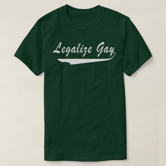 Legalize Gay T-shirt (Design voorkant)