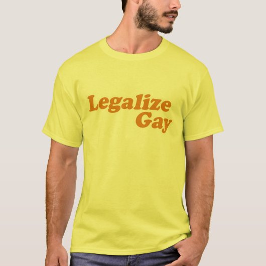 Legalize Gay T-shirt (Voorkant)