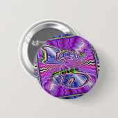 Legalize Gekke dansing Ronde Button 5,7 Cm (Voorkant /achterkant)