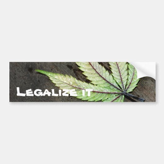 Legalize it-Bumpersticker Bumpersticker (Voorkant)