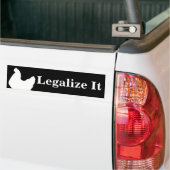 "Legalize it" Chicken Bumpersticker (Op Truck)
