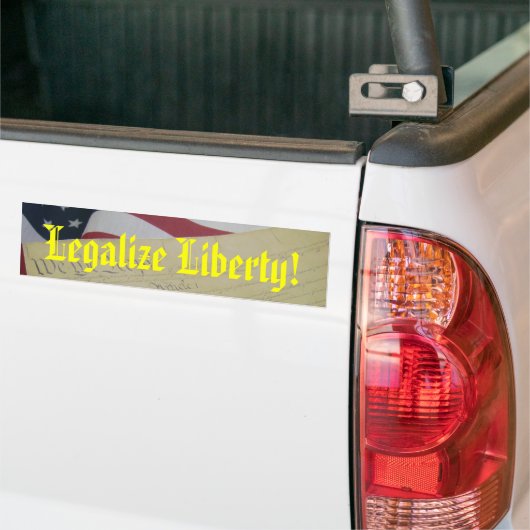 Legalize Liberty Bumpersticker (Op Truck)