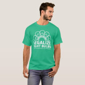 Legalize Light Bulbs T-Shirt (Voorkant volledig)