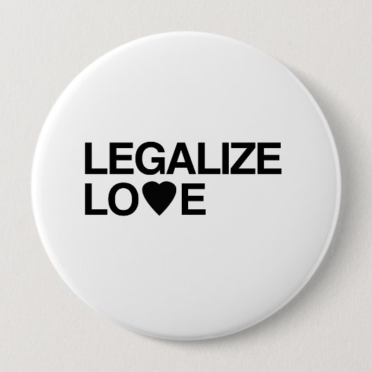 LEGALIZE LOVE.png Ronde Button 4,0 Cm (Voorkant)
