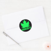 Legalize Maple Ronde Sticker (Envelop)